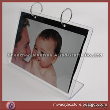 Clear Skillful Acrylic Calendar Holder with BaBies Photo